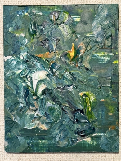 1歳11カ月の息子が描いた抽象画