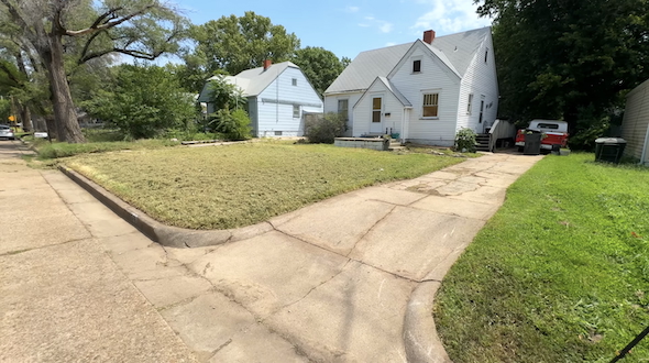 前庭のアフター