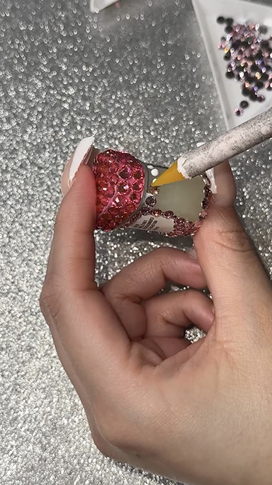 ヴァセリン容器をデコってみた