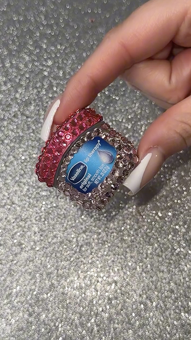 ヴァセリン容器をデコってみた