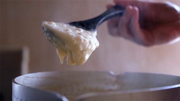 もったりしたジャガイモスープ