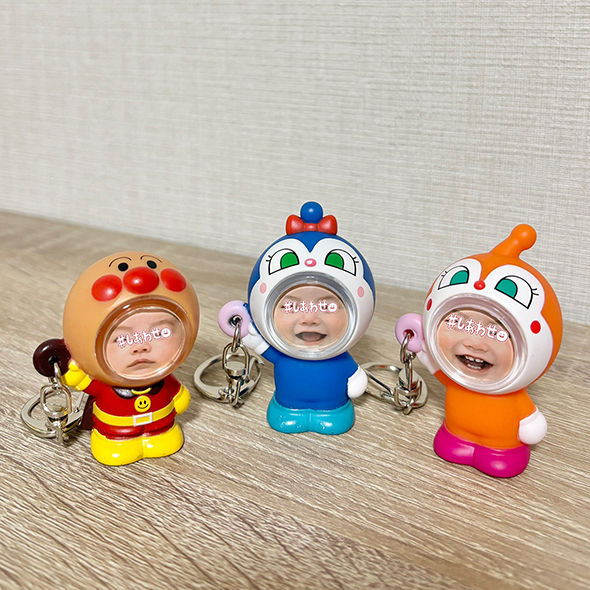 成長が分かるアンパンマンミュージアムのグッズ