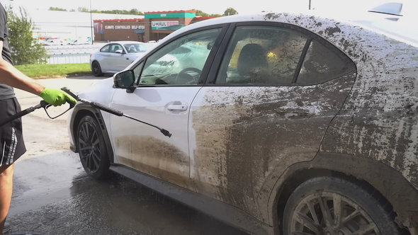 洗車 スバル WRX