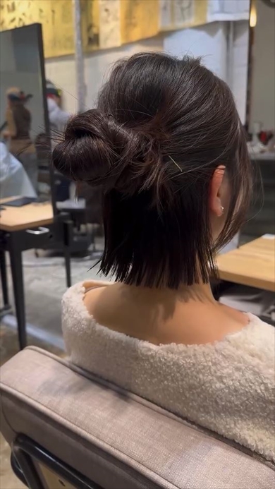 2wayで楽しめる新しいヘアスタイル→インナーボブがかわいい