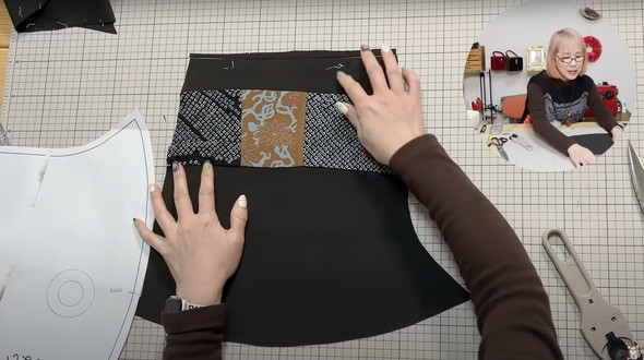 絞りの着物のリメイク