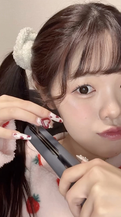 松本かれんさん風メイク