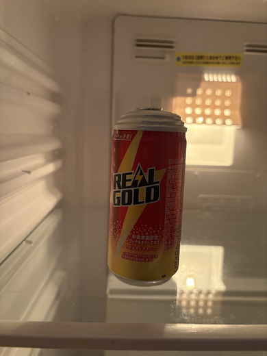 冷蔵庫に入れたリアルゴールド