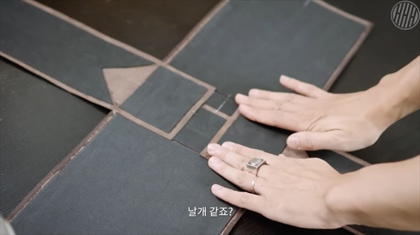 紙袋からオシャレなレザーバッグを作る