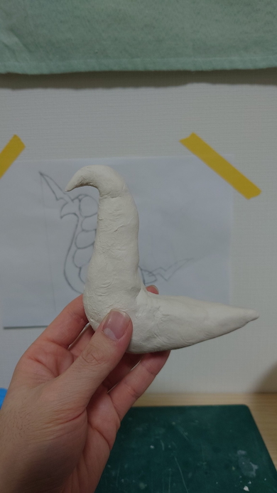 粘土でペンドラー制作