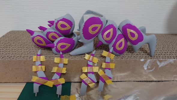 粘土でペンドラー制作