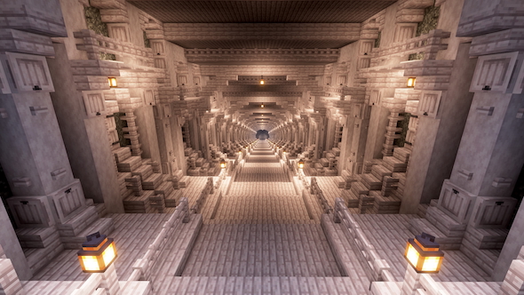 ペールオークの地下階段