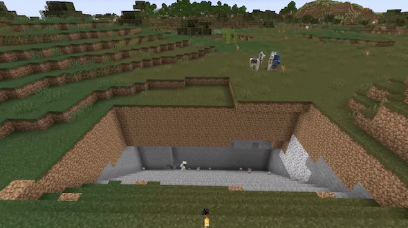 ペールオークの地下階段