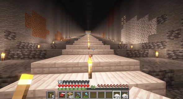 ペールオークの地下階段