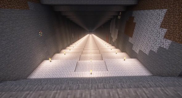 ペールオークの地下階段