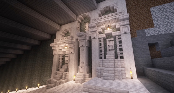 ペールオークの地下階段