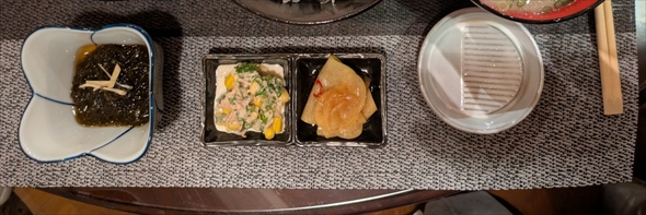 新上五島町の民宿「焦がれ香」が提供する激安夕食