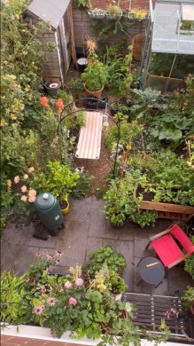 大荒れの庭を1年かけてDIY