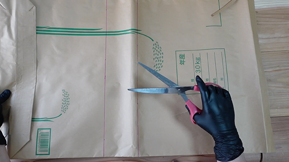 米袋バッグの作り方