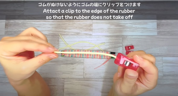 シュシュやアームバンドの作り方