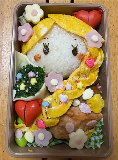 ラプンツェルのキャラ弁