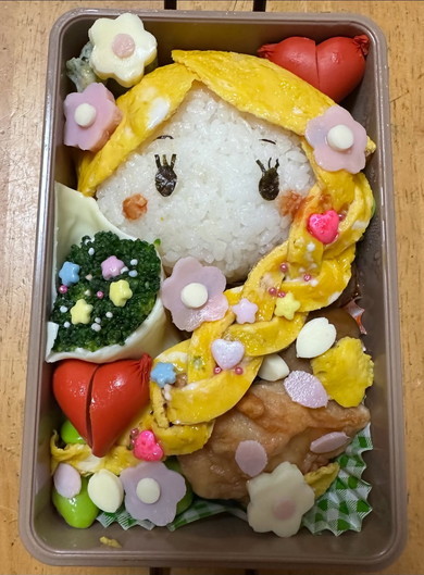 ラプンツェルのキャラ弁