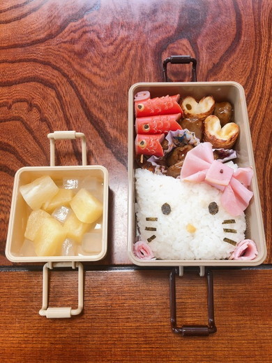 キティちゃんのキャラ弁