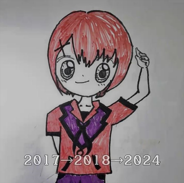 作家の成長　2017→2024