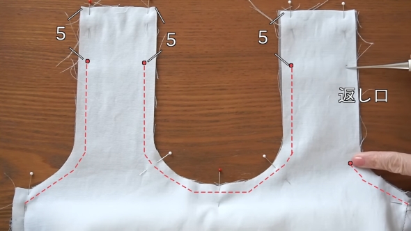 持ち手縫いどまり