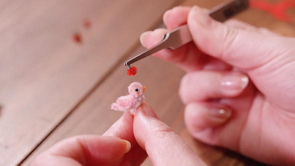 1本のモールで作れる小鳥