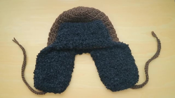 完成した帽子の画像