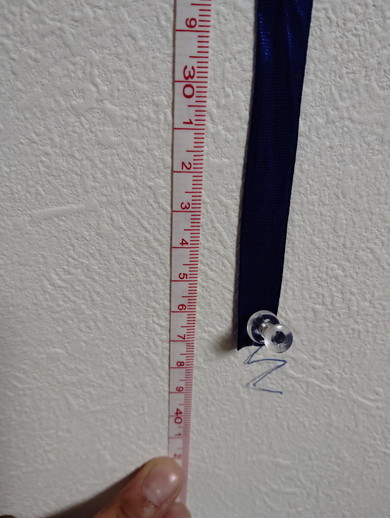 伸びた身長の長さのリボン