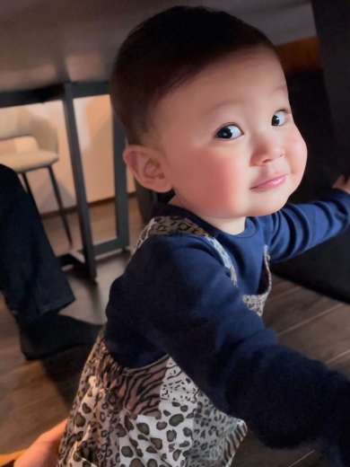 赤ちゃんのドヤ顔