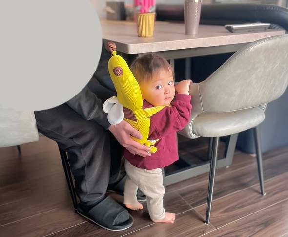 赤ちゃんのドヤ顔