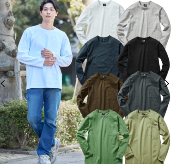 全8色のコットンTシャツ