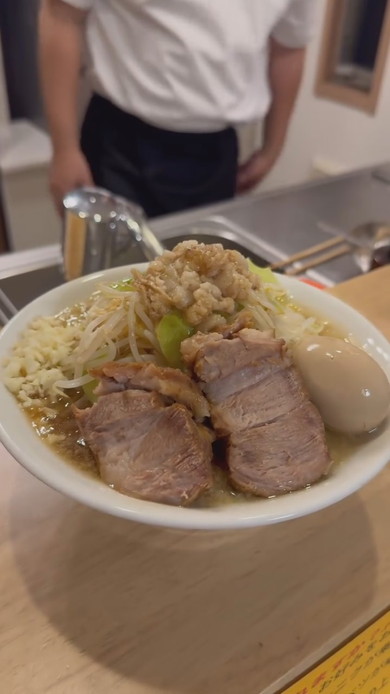 豚骨しょうゆラーメンの調理