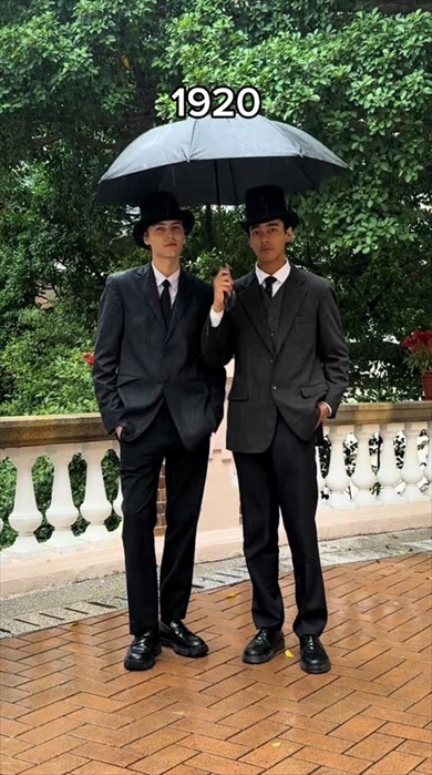 メンズファッションを100年間再現したら……