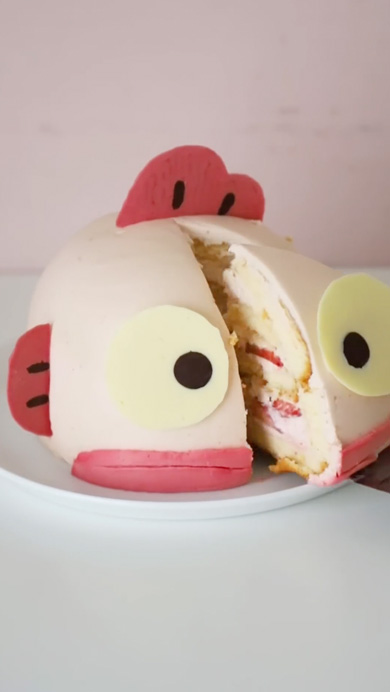 ハンギョドンの色違いケーキ