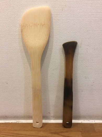 3年ほど使った木ベラ