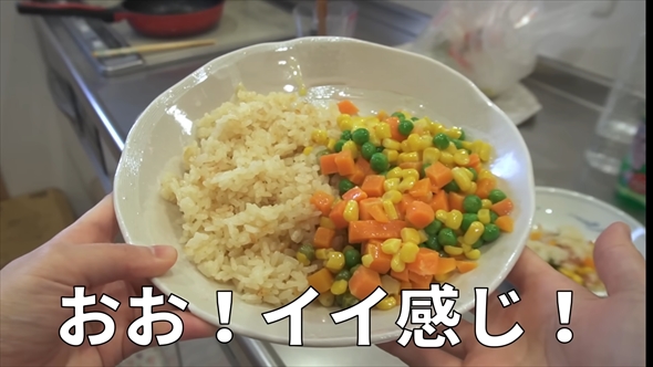 もめた夫に『あたしンち』のミックスベジタブル弁当を作るドッキリ