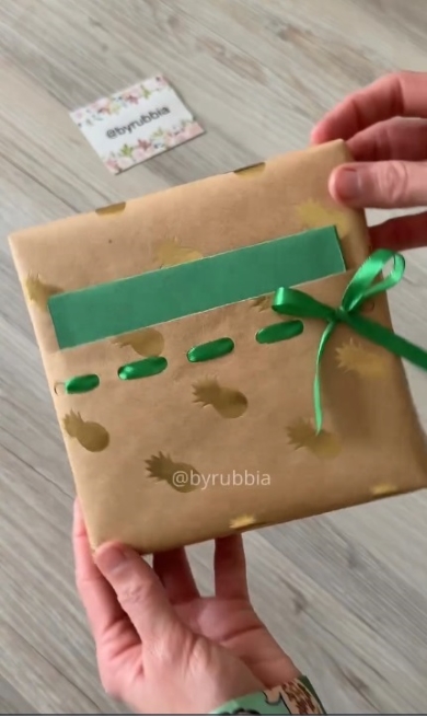 ラッピングの完成