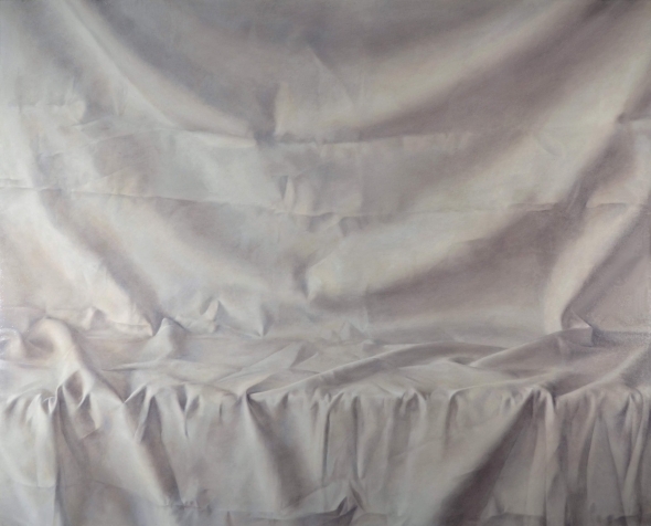 木綿のような布の絵