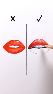 唇の描き方