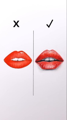 唇の描き方