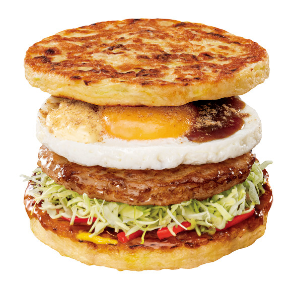 ロッテリア　大阪限定　お好み焼きバーガー