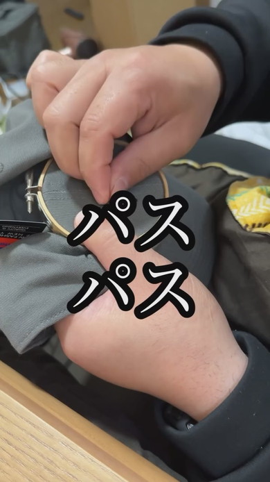 下書きなしの帽子刺しゅう