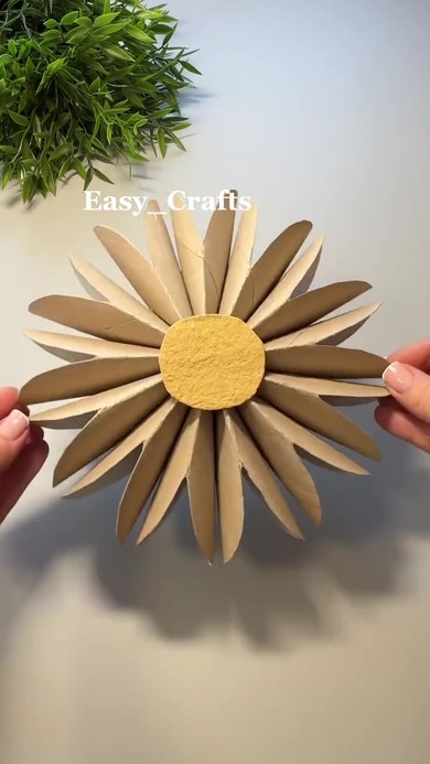 トイレットペーパーの芯で作るお花