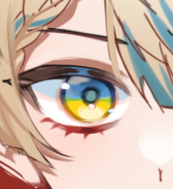 瞳の描き込みのビフォーアフター02