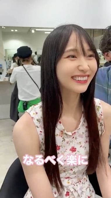 ショートヘアに似合わせ