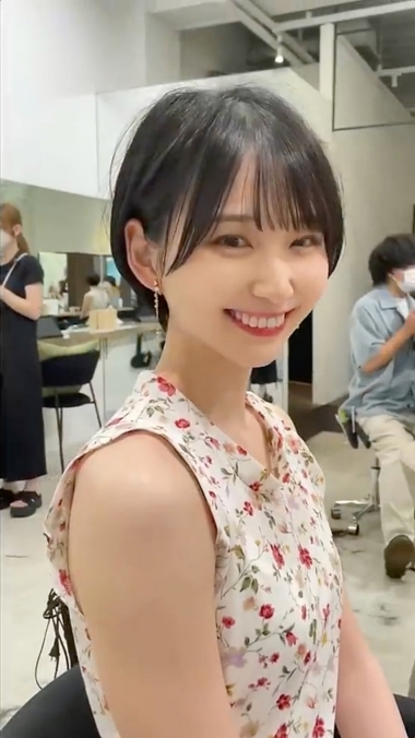 ショートヘアに似合わせ