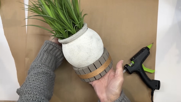 地中海沿岸風の花瓶が完成